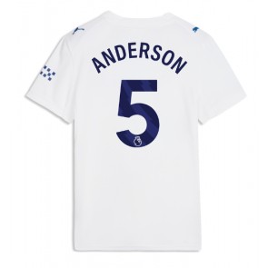 Manchester City Elliot Anderson #5 Tredje Tröja Dam 2026-27 Kortärmad